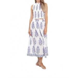 NEW BINDU flower bridgitte sleeveless top in lilac